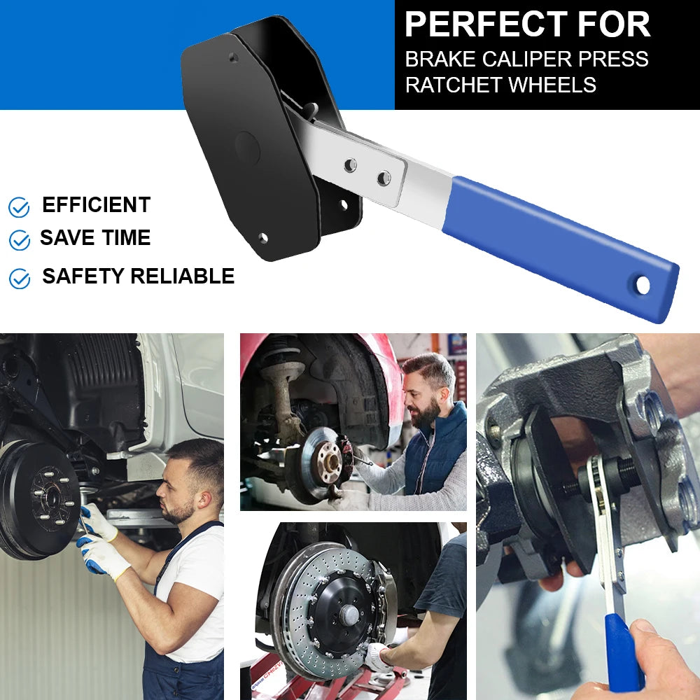 Caliper Spreader Tool Car Ratchet Brake Piston Press Brake Caliper Wrench Single Twin Quad Pistons Install Tool