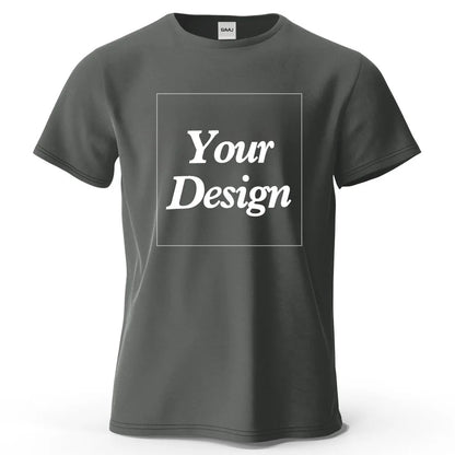 Custom T shirt Customized Tshirt Personalized Tee Shirt Diy Print Your Photo Brand Logo Text Men Women 100% Cotton Premium Gift