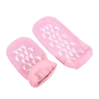 Reusable Silicone Moisturizing Mask Socks Exfoliating Anti Crack Protective Gloves Dry Dead Skin Remover Tools Hand Foot Care
