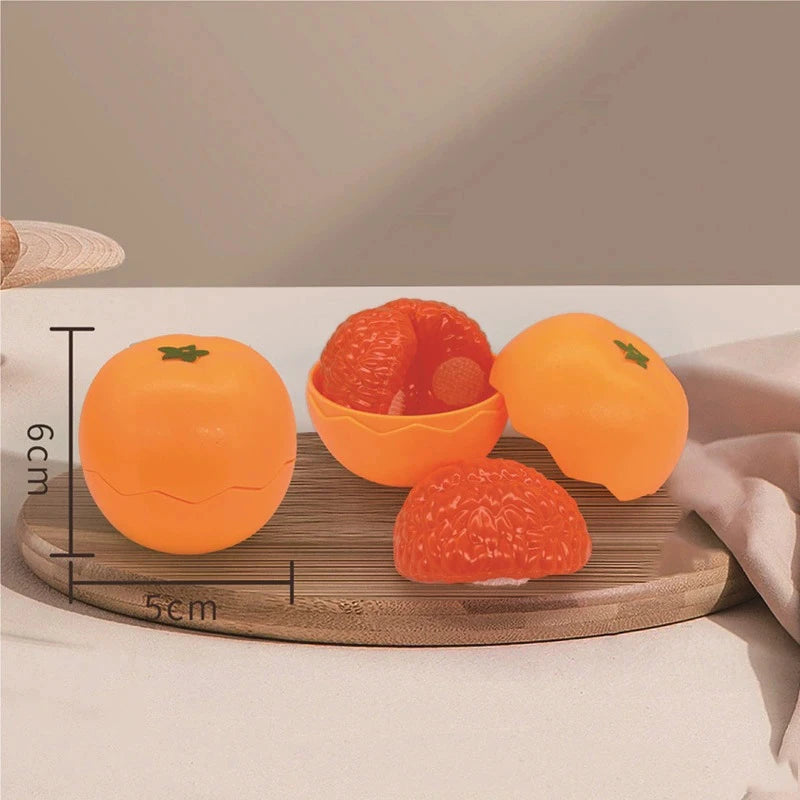 Montessori Simulation Chechele Ingredients Vegetables Fruits Dessert Bread Educational Toy Play House Decompress Educational Toy