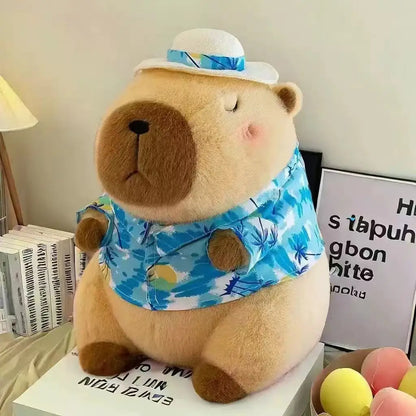 23cm Capybara Plush Simulation Capibara Anime Fluffty Toy Cute Doll Stuffed Animals Soft Doll Plush Christmas Thanksgiving Gift