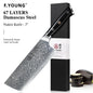 F.YOUNG Professional Kitchen Knives Damascus Steel Japanese Chef Knife Slicer Sashimi Utility Fruit Cooking Kitchenware Utensils