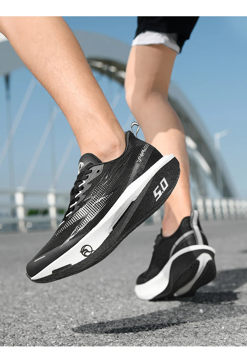 Running Shoes Original Man Carbon Plate Marathon Sports Shoes Cushion Lightweight Woman Comfortable Athletic Speciality Sneakers