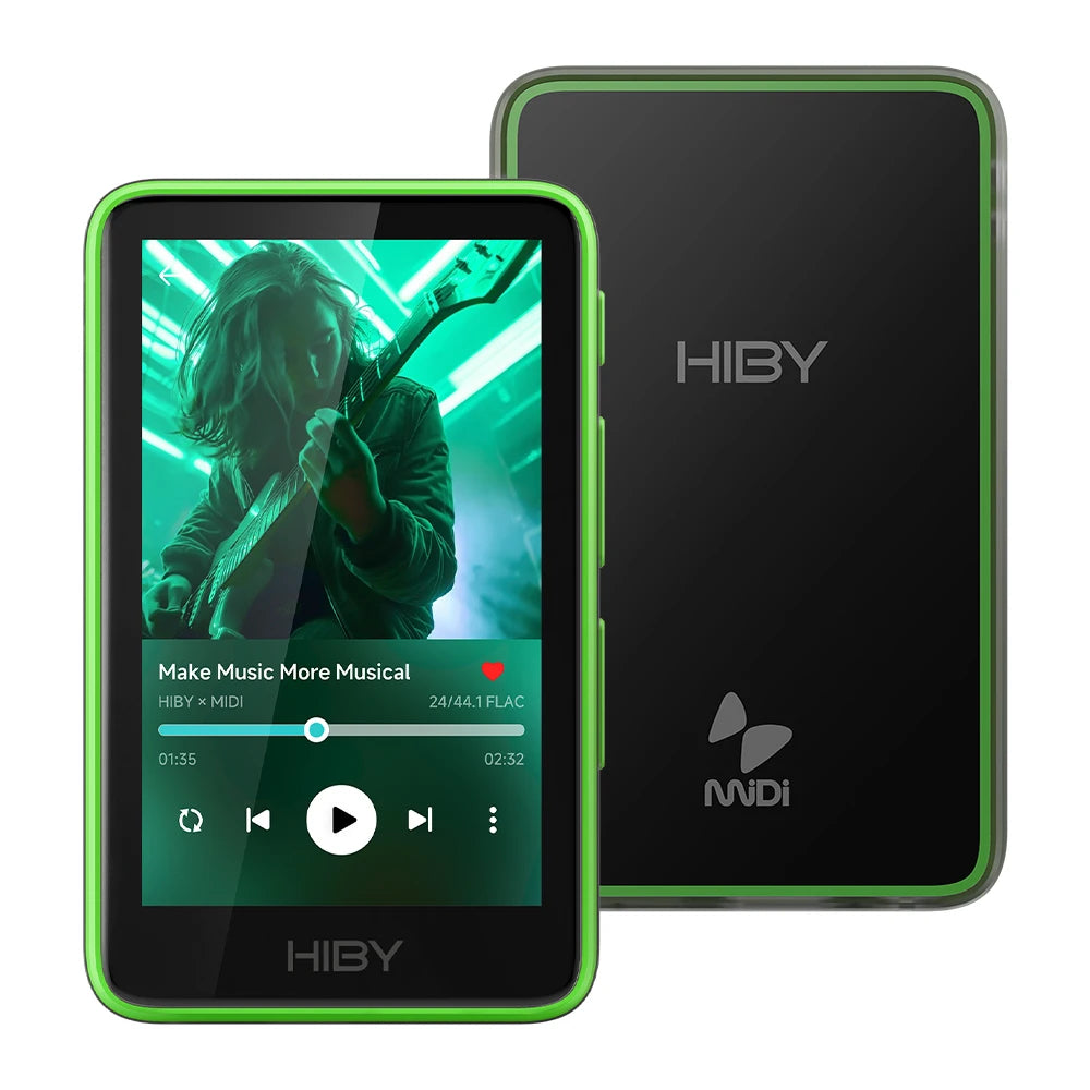 HiBy R1 MiDi HiFi Audio Music Player MP3 USB DAC WiFi Bluetooth 5.1 DSD256 PCM384kHz/32bit X1600E CS43131 MSEB Web Radio 1150mAh