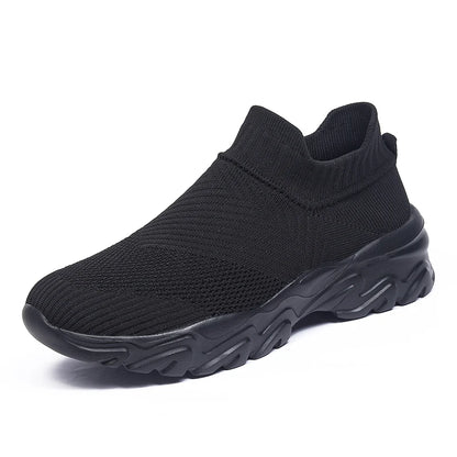 Men'S And Women'S Sneakers Mesh Breathable Lightweight High-Top Running Tennis Shoes Comfortable Outdoor Pair Naked Boots