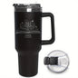 Custom Water Bottle Outdoor Thermos Portable 304 Stainless Steel Coffee Thermal Mug with Straw Tumbler Vacuum Flasks Cold & Hot