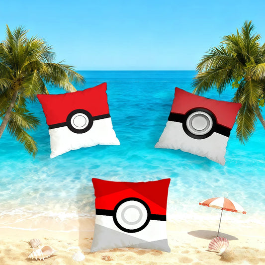 P-Poke B-Ball-ES P-POKEMON-ES cushion cover Home Bedding Sofa living Room pillowcase Simple Soft Skin Cushion Cover Party Gift