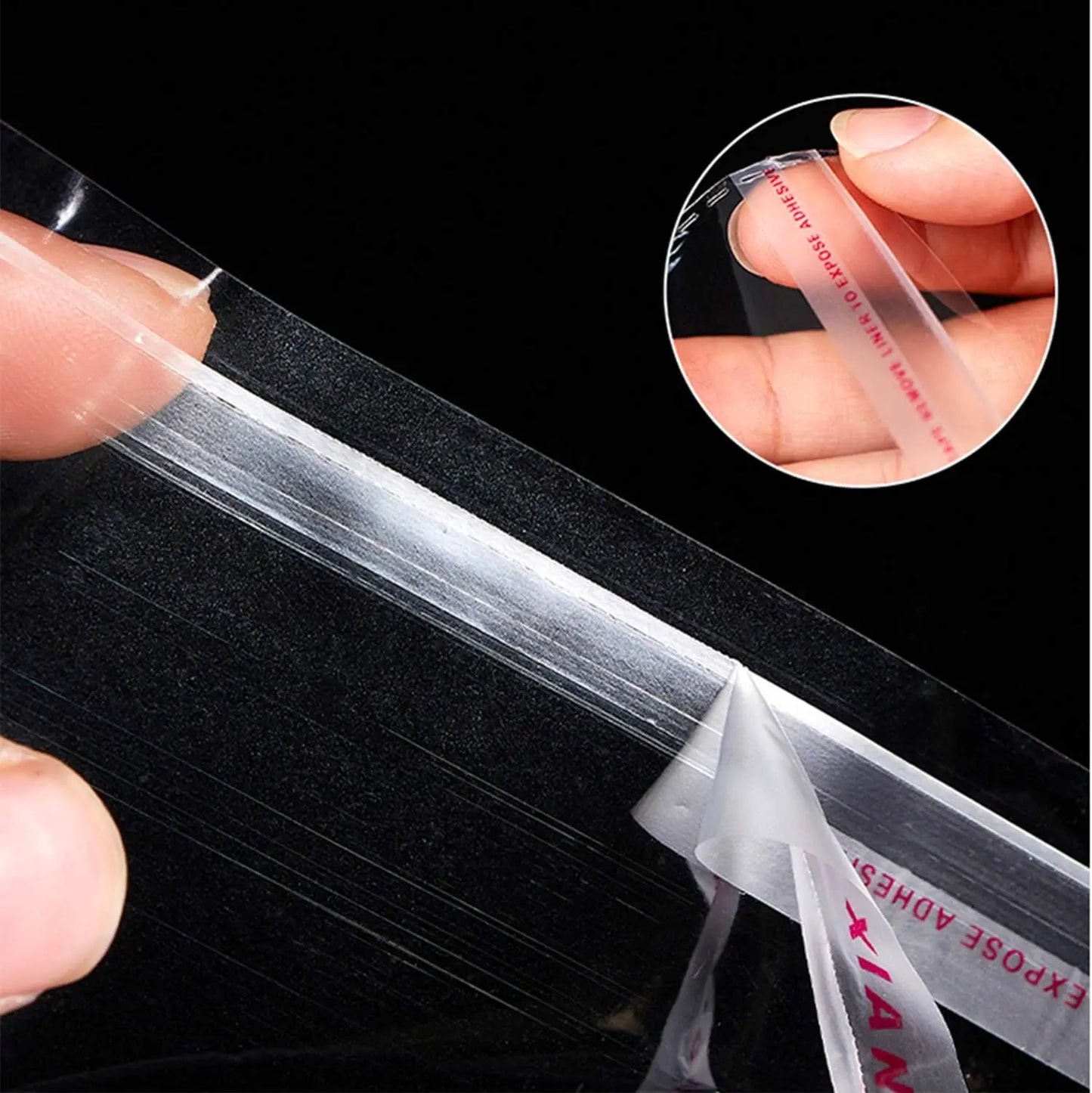 Self Adhesive Sealing Plastic Bag Clear Cellophane Bags for Packaging Jewelry Candy Cookies Product Gifts Resealable Storage Bag