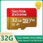 SanDisk V30 Extreme Micro SD Card A2 U3 4K 64GB 128GB 256GB 512GB 1T Memory Card Flash TF for Steam Deck Switch DJI Camera Phone