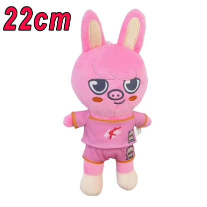 8pcs Skzoo Plush 25cm Kpop Cartoon Stuffed Animal Plushies Stray Kids Plush Doll Toys Kawaii JYP Adults KZ Fans Keychain  Gift