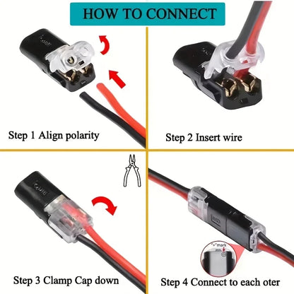1/2/3 Pin Waterproof Automotive Electrical Connector Strip Terminal Car Wire Cable Connection Sealed Dustproof Wire Auto Wiring