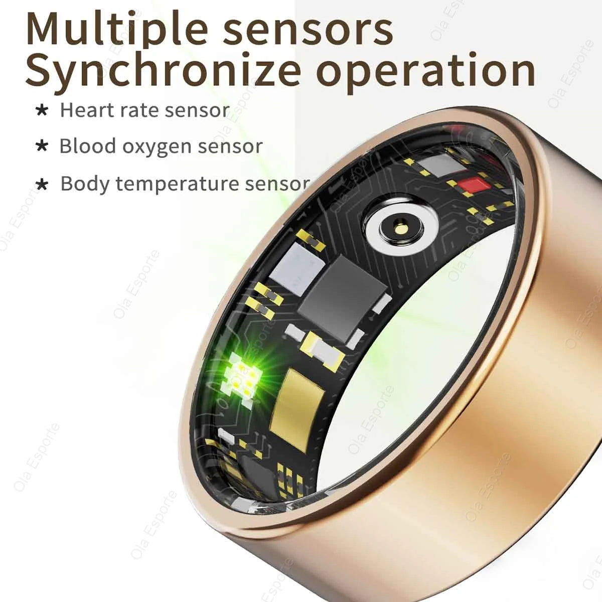 2026 New Smart ring Men Women HD Touch Screen Heart Rate Oxygen Sleep Tracker IP68 Water-resistant Long Battery Android IOS