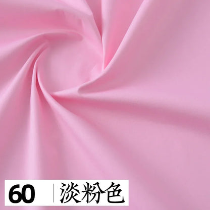 145x50cm Solid Color Pure Cotton Poplin Clothing Fabric DIY Handmade Clothes for Girls, Plain Color Antique Skirt Cotton Cloth