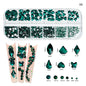 12grids Half Round Pearls Beads 3D Nail Charms 1.5/2/2.5/3/4/5mm White Flatback Pearls Nail Jewelry Nail Craft Pearl Rhinestones