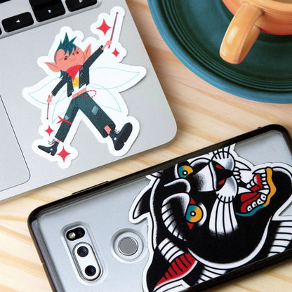 100PCS Custom Stickers Waterproof PVC Vinyl Customized Label LOGO Cartoon Decoration Personalized Glossy Matte Film For Business