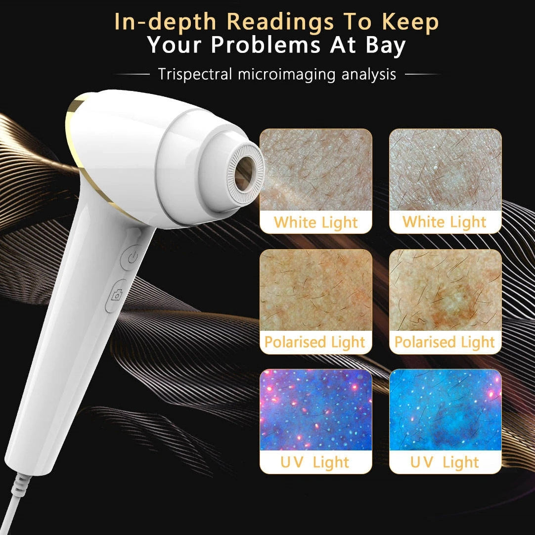 JLM Ai Smart Skin Detector Magic Mirror Skin Multi-spectrum Facial Analysis UV Layer Moisture Spectrum Analyzer Machine