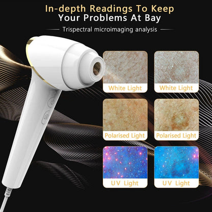 JLM Ai Smart Skin Detector Magic Mirror Skin Multi-spectrum Facial Analysis UV Layer Moisture Spectrum Analyzer Machine