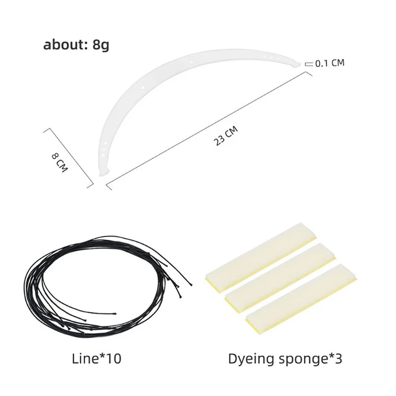 Microblading Permannet Makeup Bow and Arrow Line Ruler for String Pre Inked tattoo PMU Mapping Measuring Brow convenient storage