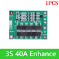 BMS 3S/4S 5A 10A 20A 25A 40A 60A Płytka zabezpieczająca ładowarkę do akumulatorów litowo-jonowych 18650 do wiertarki 12 V z funkcją wzmocnienia/balansu