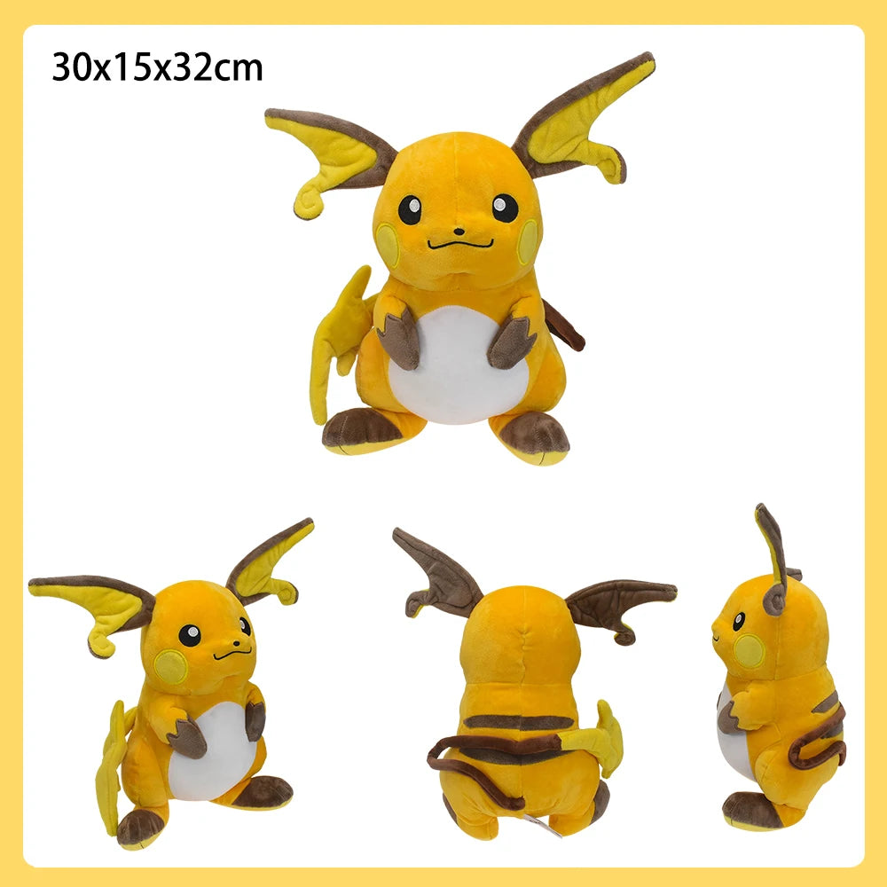 Alolan Ninetales Vulpix Pokemon Plush Toy Eevee Raichu Gardevoir Gallade Lapras Anime Game Role Soft Stuffed Peluche Dolls Gifts