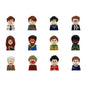 City Career 3D Building Block Dolls Toys Cartoon Character Models Mini Action Figures Educational Toys Children's Gifts