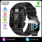LIGE 2.01" HD Wyświetlacz Smartwatch dla Mężczyzn Kobiet Monitor Zdrowia Zegarki Sportowe Fitness AI Głos Rozmowy Bluetooth Męski Smartwatch Nowość