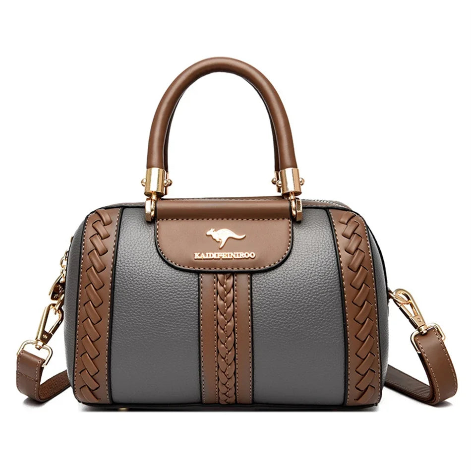 High Quality Leather Purses and Handbags for Women Luxury Designer Shoulder Crossbody Bag New Ladies Messenger Bags Sac A Main