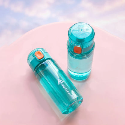 18.6/25.36oz Sports Water Bottle with Time Marker Portable Leak-Proof Tritan Cup for Outdoor Activities Fitness Hydration Bottle