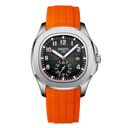 NIBOSI Sport Mens Watches Top Brand Luxury Auto Date Watch Men Waterproof Luminous AQUANAUT Quartz Watches for Men Reloj Hombre