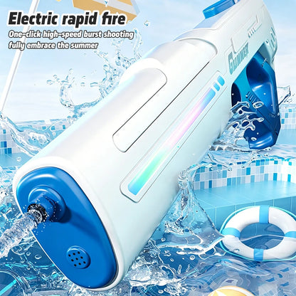 2026 New Pulse Electric Water Gun Fully Automatic Large Capacity Continuous Shooting Children's Beach Water Gun Party Toy