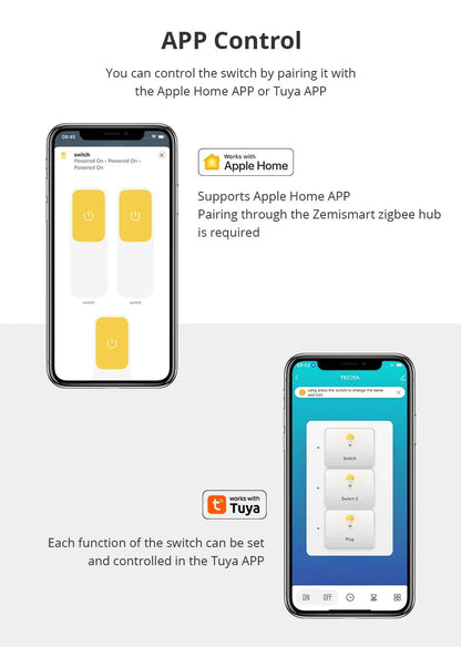Zemismart Zigbee Smart Brazil Socket 10A 20A Outlets Work with Tuya Smart Life App Alexa Google Home Control