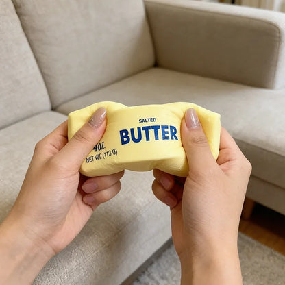 Cute Butter Stick Squishy Squeeze Fidget Toy Slow Rising Soft Sensory Stress Emotion Relief Hand Calm Toy Anti-Stress Plaything