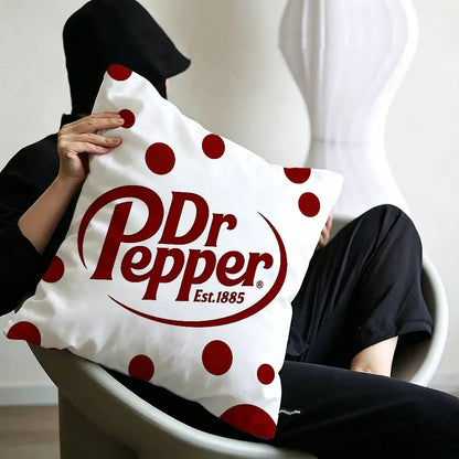 classic beverage brand Dr Pepper Pillow Anime Pillow Sofa Bed Head Pillow Cover Cushion Cover 45x45 cm Fashion