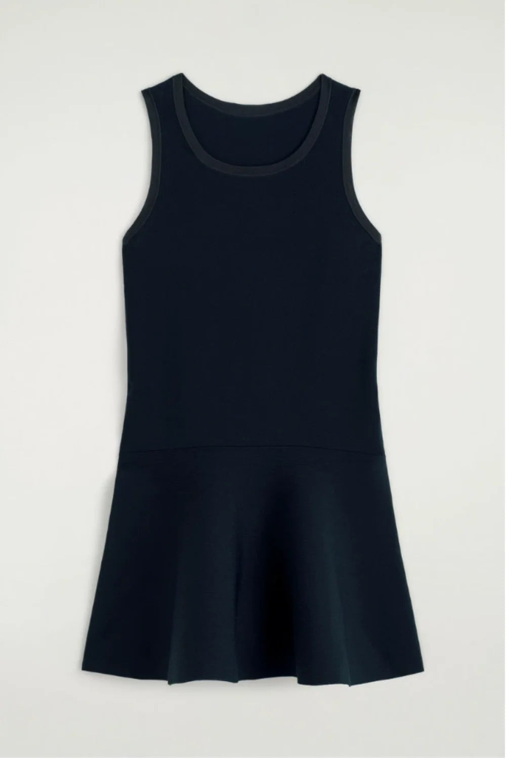 XIMIAN APPAREL 2026 YAZHIMEI Traf Cos Spring New Style of Women's Casual Standard Style Black A-Line Knitted Mini Dress