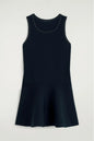 XIMIAN APPAREL 2026 YAZHIMEI Traf Cos Spring New Style of Women's Casual Standard Style Black A-Line Knitted Mini Dress