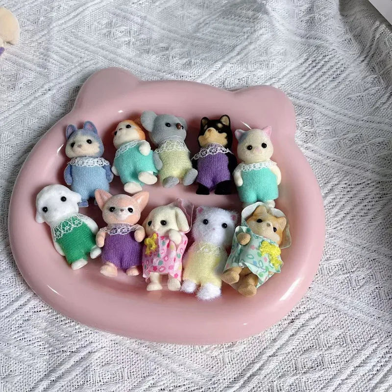 Senbeier Family Photo Series Movable Toys, Dolls, Animal Dolls, Mini Ornaments, House Play Toys