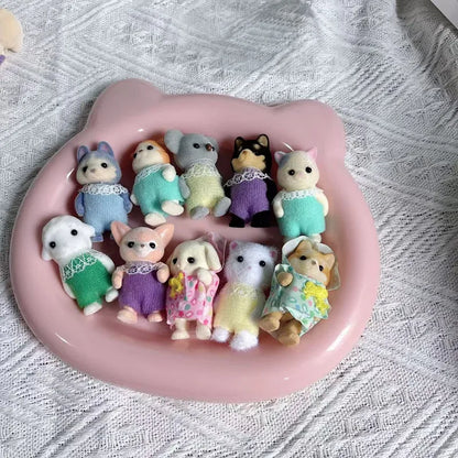Senbeier Family Photo Series Movable Toys, Dolls, Animal Dolls, Mini Ornaments, House Play Toys