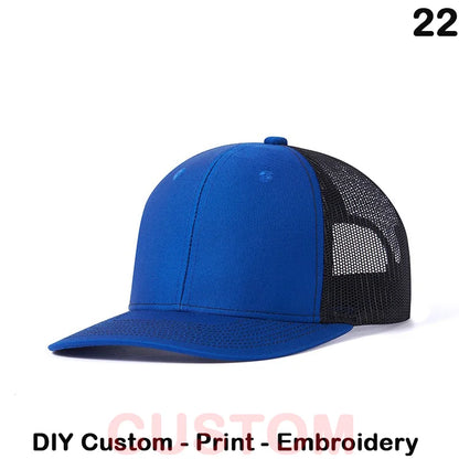 Fedoryn Custom Embroidery Baseball Cap for Men and Women DIY Design Mesh Cap LOGO Print Hat Quality Truck Hat Wholesale Unisex