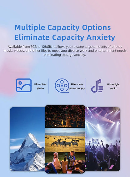 PHILIPS Cute 128GB USB Flash Drive Novelty Soft Silicone Memory Stick USB Thumb-Drive Cartoon for PC/Tablets/Mac/Laptop