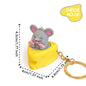 Turtle Keycap Keychain Cartoon Animals Keyboard Clicker Fidgets Click Anti-stress Pendant Charms Keyrings Birthday Gifts 키캡