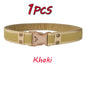 Camouflage Tactical Belt Men's Quick Release Nylon Military Belt Outdoor Combat Oxford Cloth Mountaineering Trouser Waist Belt