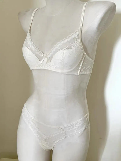 Ultra Comfort French Lace Bra, Demi Cup Underwire Lightweight for Large Bust, Anti Sagging Support Summer Sexy BANERDANNI Sexy B