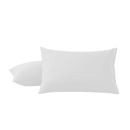 2Pcs Pack Microfiber Pillowcases Solid Color, Envelope Closure, Machine Washable, Woven Fabric, for Bedroom, Living Room