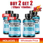 Probiotics Capsules for Men, Nutritional Absorption, Digestion, Immune Support, Prostate & Urinary Health, Reduce Bloating