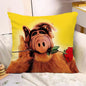 Classic TV Series A-Alf Pillow Covers Cartoon Sofa Decorative Home Double-sided Printing Short Plush Cute Cushion Cover