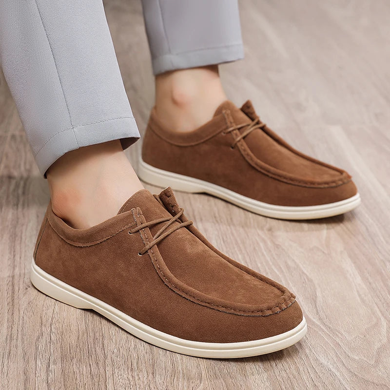 Outdoor Men Casual Shoes Fashion Comfortable Man Loafers Non-slip Walking Sneakers New Breathable Lightweight Lazy Driving Shoes