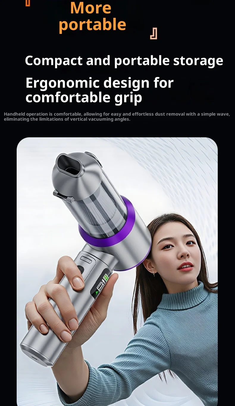 Car Vacuum Cleaner High Power Portable Handheld Wireless Brushless Motor Cleaning Machine Powerful Air Duster for Home Appliance