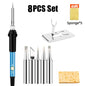 EU/US Solder Solder Iron Repair Soldering 220V/110V Electric Tool 60W Nib Heating Adjustable Welding Tin Temperature/Solder wire