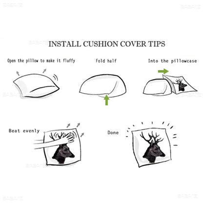 Demon Slayer Cushion Cover Inches Farmhouse Decor Home Throw Pillow Covers For Couch Decorations