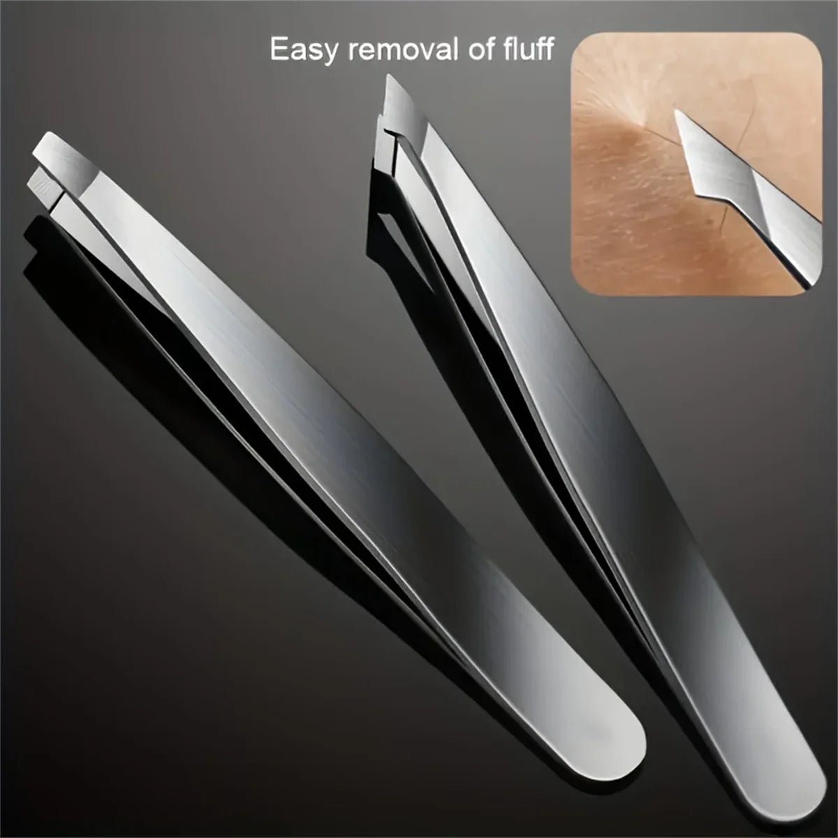 1/4 Pcs Professional Beauty Tool Eyebrow Tweezers Set Stainless Steel Eyebrow Forceps Set For Facial Hair Inward Growing women